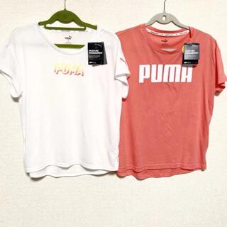 プーマ(PUMA)の【新品】プーマ PUMA ウィメンズ Tシャツ L 2点 セット(Tシャツ(半袖/袖なし))