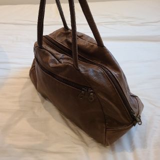 JAS MB クラッシュレザー　ボストンバック　MADE IN LONDON