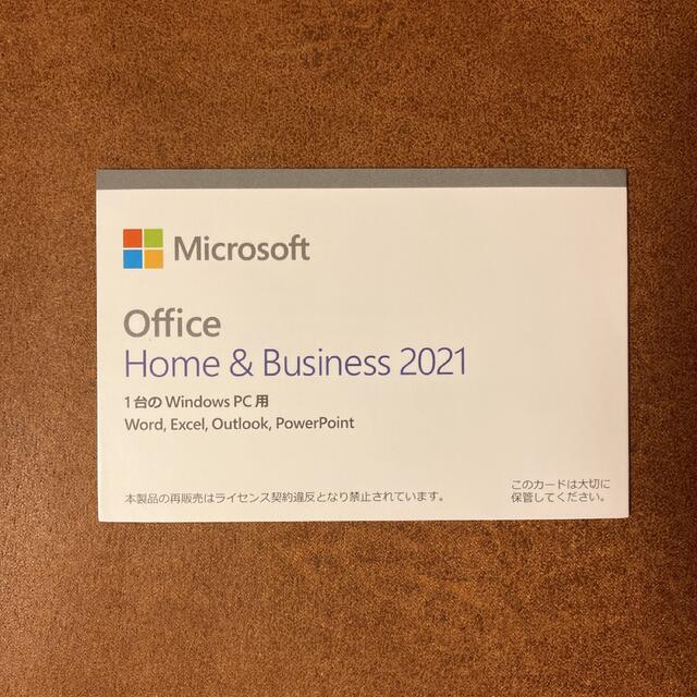 Microsoft Office Home and Business 2021PC/タブレット