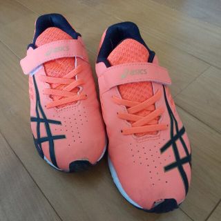 アシックス(asics)のアシックス オレンジ 21センチ(スニーカー)