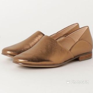 クラークス(Clarks)のClarks　シューズ　ゴールド(バレエシューズ)