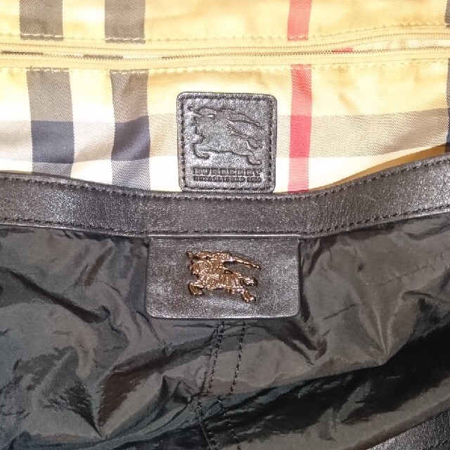 BURBERRY(バーバリー)の美品　バーバリー黒トートバッグ メンズのバッグ(ビジネスバッグ)の商品写真