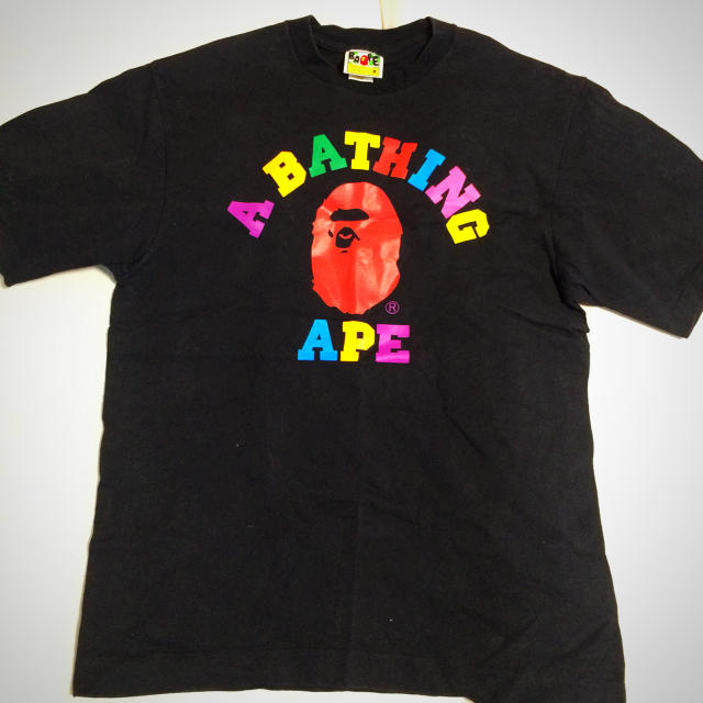 A BATHING APE(アベイシングエイプ)のAPE メンズ 黒Tシャツ メンズのトップス(Tシャツ/カットソー(半袖/袖なし))の商品写真