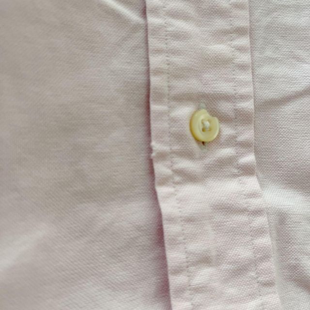 ラルフローレン　ゆるだぼオーバーサイズオックスフォードボタンダウンシャツ薄ピンク 9