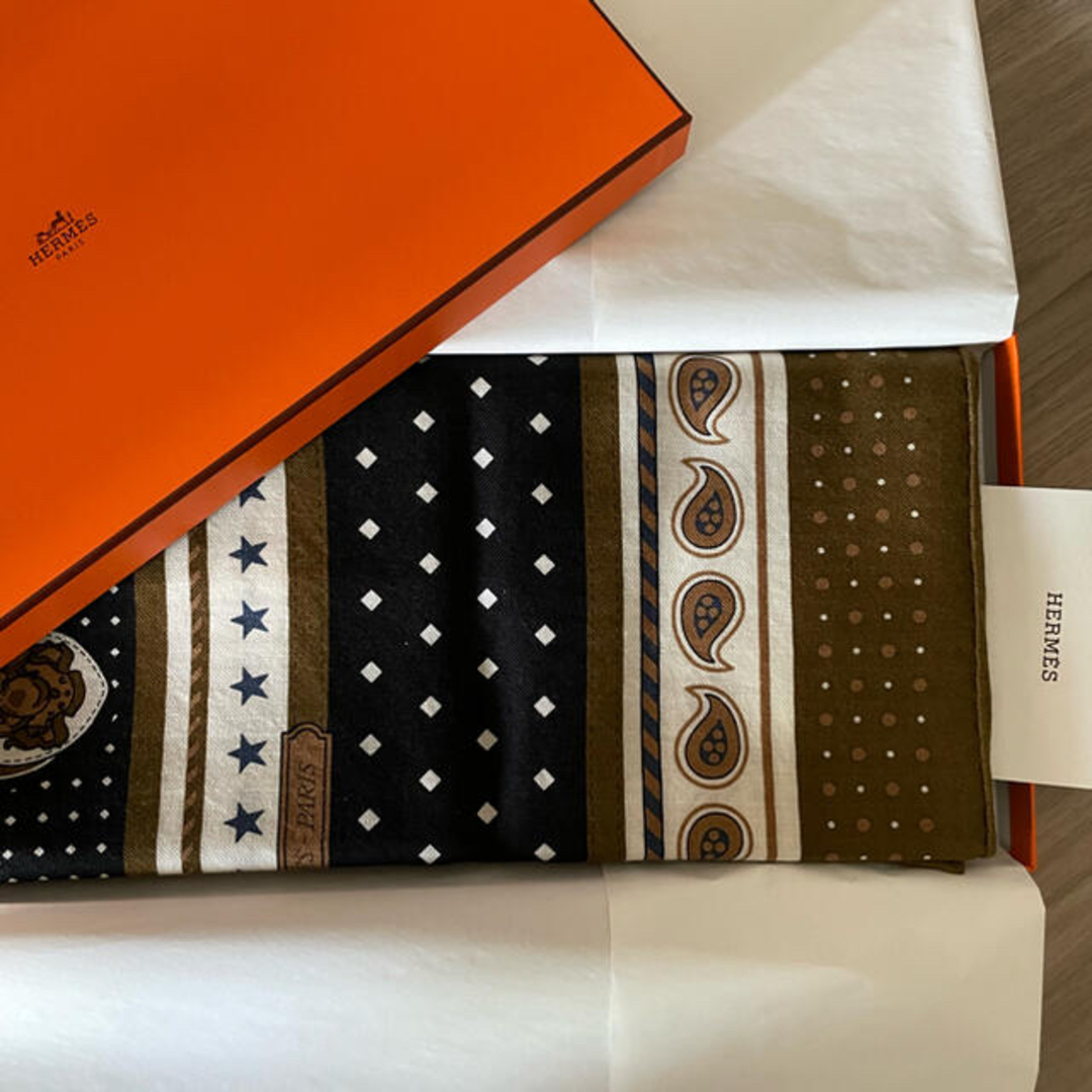 Hermes(エルメス)のHERMES エルメス　バンダナカシシル レディースのファッション小物(バンダナ/スカーフ)の商品写真