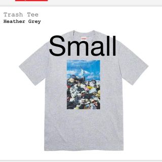 シュプリーム(Supreme)のsupreme trash Tee Heather Grey  Small(Tシャツ/カットソー(半袖/袖なし))