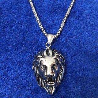 未使用 ライオンのネックレス 百合の紋章 ネックレス セット(ネックレス)