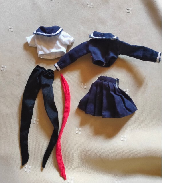 ジェニーちゃん セーラー服セット アウトフィット ハンドメイドのぬいぐるみ/人形(人形)の商品写真