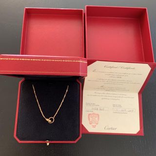 カルティエ(Cartier)のカルティエ　LOVE ネックレス、ダイヤモンド(ネックレス)