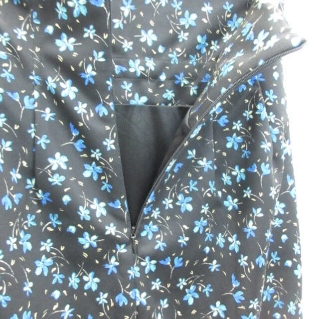 COCO DEAL(ココディール)のココディール タイトスカート ミモレ丈 花柄 マルチカラー 2 ブラック 黒 レディースのスカート(ひざ丈スカート)の商品写真