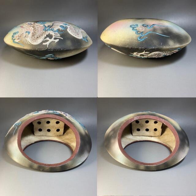 Noritake - ☆激希少☆オールドノリタケ ドラゴン 盛り上げ 花瓶 逆 Noritake - ☆激希少☆オールドノリタケ ドラゴン 盛り上げ 花瓶 逆