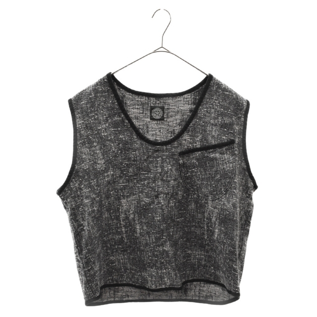 46センチ表記サイズPorter Classic ポータークラシック PEELED CLOTH PULLOVER VEST ピールドクロス プルオーバーベスト ブラック