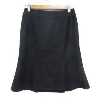 ビアッジョブルー(VIAGGIO BLU)のビアッジョブルー トランペットスカート ミモレ丈 ラメ 2 黒 /FF47(ひざ丈スカート)
