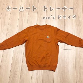 カーハート(carhartt)のカーハート　スウェット　トレーナー　オレンジ　Mサイズ(スウェット)