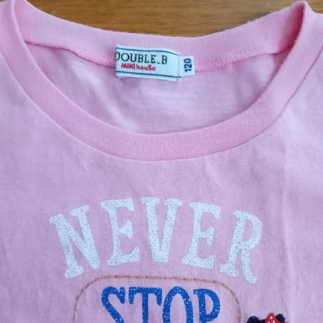 DOUBLE.B(ダブルビー)のダブルB　Tシャツ　120cm キッズ/ベビー/マタニティのキッズ服女の子用(90cm~)(Tシャツ/カットソー)の商品写真