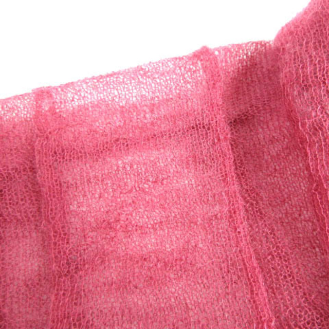 Jurgen Lehl(ヨーガンレール)のヨーガンレール スヌード マフラー シースルー 春秋 ピンク レディースのファッション小物(マフラー/ショール)の商品写真