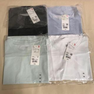 ユニクロ(UNIQLO)のUNIQLOエアリズムコットンチュニック100サイズ(Tシャツ/カットソー)