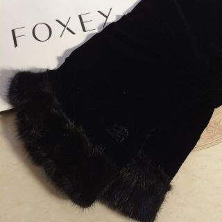 フォクシー(FOXEY)のフォクシー♡ベロアミンクマフラー(マフラー/ショール)