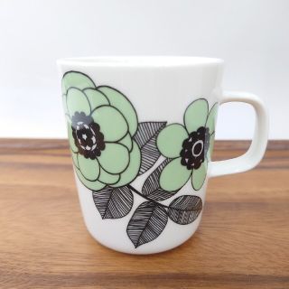 マリメッコ(marimekko)の新品 マリメッコ ケスティト KESTIT マグ  グリーン marimekko(グラス/カップ)