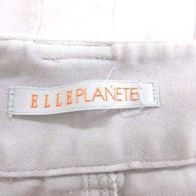 ELLE PLANETE(エルプラネット)のエルプラネット ハーフパンツ ショート 40 ライトグレー ■MO レディースのパンツ(その他)の商品写真