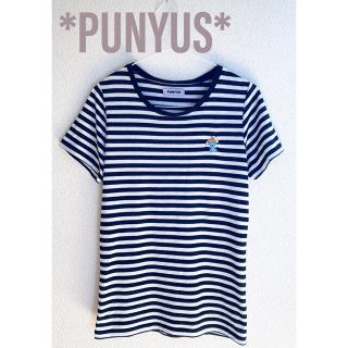 プニュズ(PUNYUS)の渡辺直美プロデュースPUNYUSプニュズピザいただきマウスボーダー半袖Tシャツ(Tシャツ(半袖/袖なし))