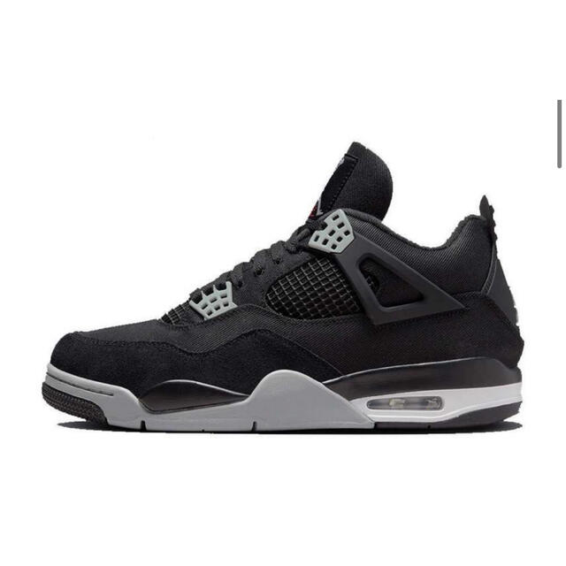 Nike Air Jordan 4 Black and Light Steel