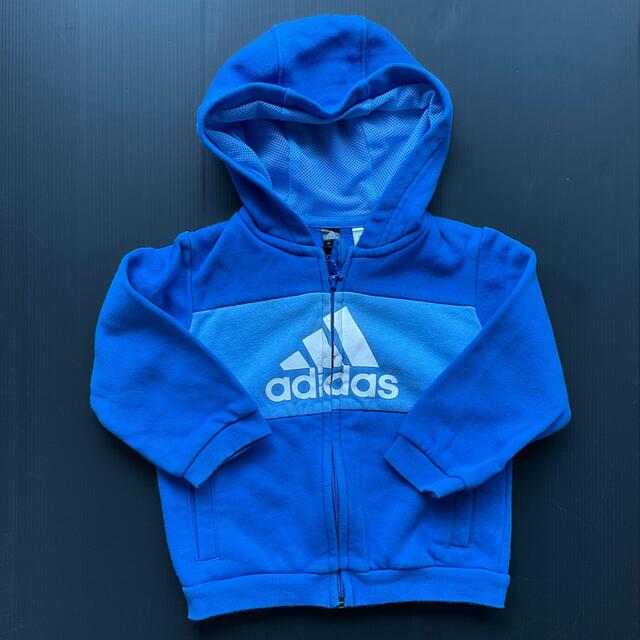 adidas(アディダス)の専用★【 BABY】adidas パーカーセットアップ　80cm キッズ/ベビー/マタニティのベビー服(~85cm)(トレーナー)の商品写真