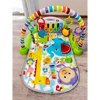 フィッシャープライス(Fisher-Price)のフィッシャープライス　ベビージム　あんよでキック　ピアノ　4way バイリンガル(ベビージム)