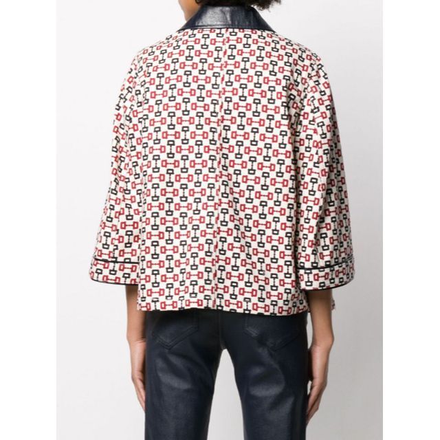 GUCCI - Gucci グッチ ホースビット プリント ジャケット GGの GUCCI - Gucci グッチ ホースビット プリント ジャケット GGの