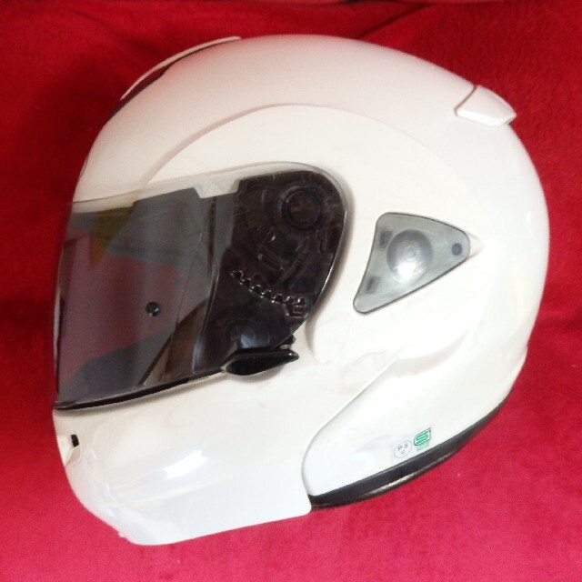 【SHOEI】 MULTITEC ヘルメットフルフェイス　Lサイズ　ホワイト 自動車/バイクのバイク(ヘルメット/シールド)の商品写真