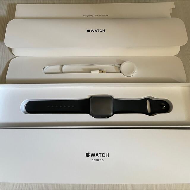 Apple Watch Series 3 スペースグレイ38mmGPSモデル - その他