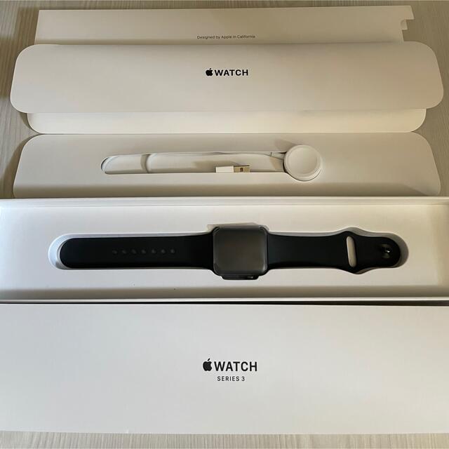 Apple Watch Series 3 スペースグレイ38mmGPSモデル-