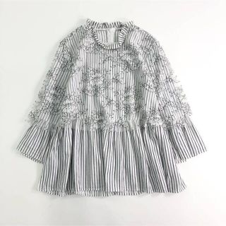 ザラ(ZARA)の【美品】ZARA//花柄レースブラウス(シャツ/ブラウス(長袖/七分))