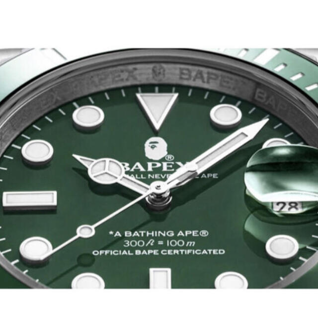 即日配送！ アベイジングエイプ BAPEX TYPE1 GREEN