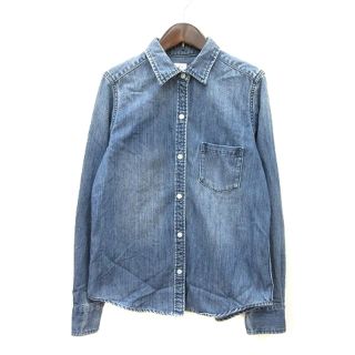 スピックアンドスパン(Spick & Span)のスピック&スパン Spick&Span デニムシャツ 長袖 38 紺 ネイビー(シャツ/ブラウス(長袖/七分))