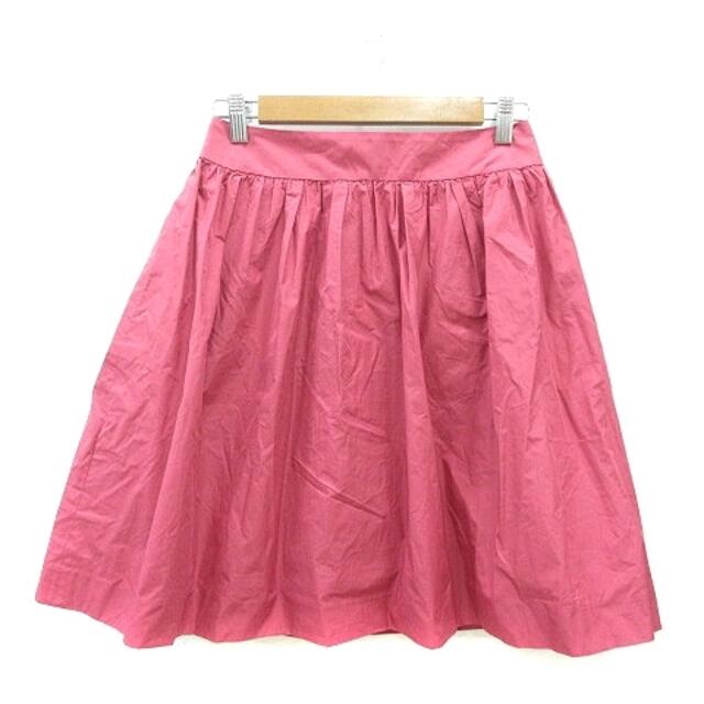 UNTITLED(アンタイトル)のアンタイトル UNTITLED フレアスカート ひざ丈 1 ピンク /MN レディースのスカート(ひざ丈スカート)の商品写真