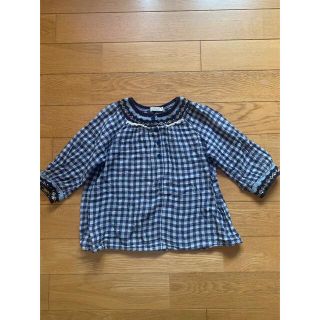 ニットプランナー(KP)のKP 120 キッズ　スモッグ　トップス　チェック(Tシャツ/カットソー)