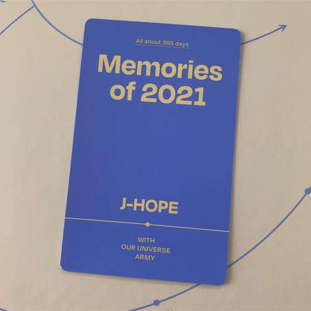 BTS memories 2021 ランダムトレカ J-HOPE ホソク ホビ