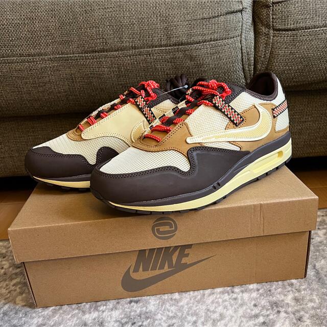 【テレビで話題】 NIKE - Brown 1 Max Air Scott Travis × NIKE スニーカー 【テレビで話題】 NIKE - Brown 1 Max Air Scott Travis × NIKE スニーカー