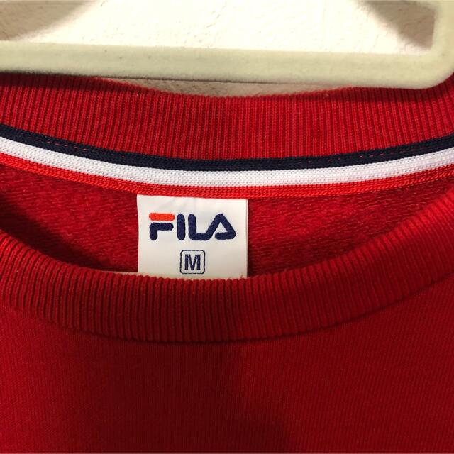 FILA(フィラ)のフィラ スエット トリコロール サイズM   レディースのトップス(トレーナー/スウェット)の商品写真