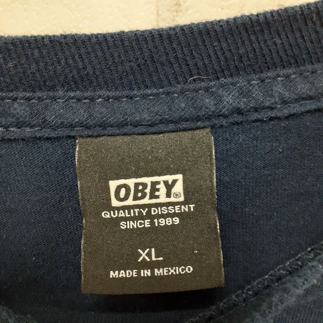 OBEY(オベイ)の古着 オベイ 半袖Tシャツ aru00097 メンズのトップス(Tシャツ/カットソー(半袖/袖なし))の商品写真