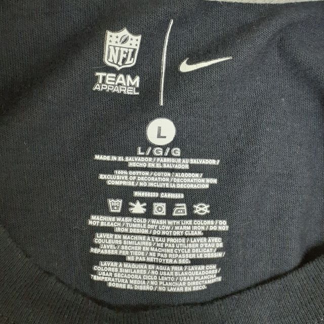 NIKE(ナイキ)の古着 ナイキ×NFL レッドスキンズ 半袖Tシャツ aru00098 メンズのトップス(Tシャツ/カットソー(半袖/袖なし))の商品写真