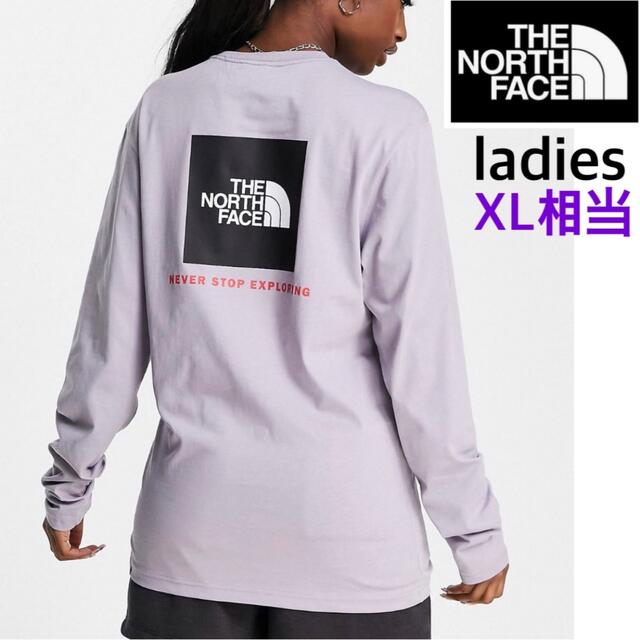 THE NORTH FACE(ザノースフェイス)の【海外限定】TNF ロンT ユニセックス パープル XL レディースのトップス(Tシャツ(長袖/七分))の商品写真