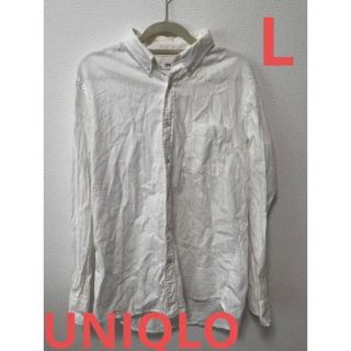 ユニクロ(UNIQLO)のUNIQLO フランネルシャツ　Lサイズ(シャツ)