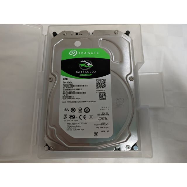 Seagate製 8TB HDD (ST8000DM004) Seagate製 8TB HDD (ST8000DM004)
