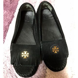 トリーバーチ(Tory Burch)のトリーバーチ　モカシン　23.5   スエードモカシン  (スリッポン/モカシン)