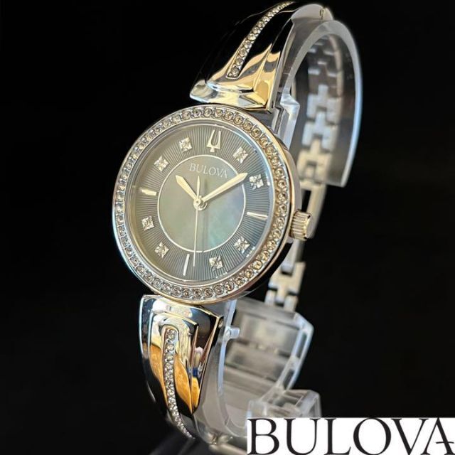 【新品未使用】BULOVA/ブローバ/レディース腕時計/お洒落/シルバー色/高級