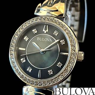 【展示品特価】BULOVA/ブローバ/レディース腕時計/お洒落/シルバー色/高級