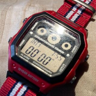 カシオ(CASIO)のCASIO ワールドタイム AE-1300WH-4AV(腕時計(デジタル))