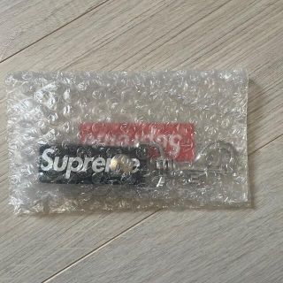 シュプリーム(Supreme)のSupreme Leather Key Loop 黒　シュプリーム　キーループ(キーホルダー)